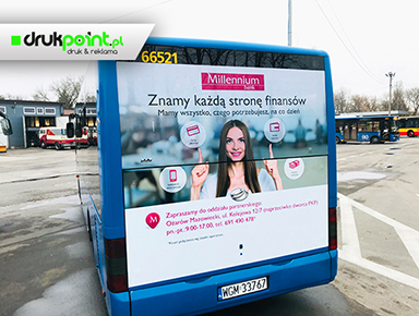 oklejanie autobusów, reklama na autobusach Radom, Warszawa