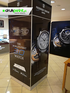 standy reklamowe Kruk jubiler Warszawa, Radom