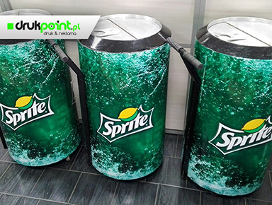 standy reklamowe, wózki Sprite Coca-Cola Radom, Warszawa