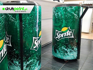 standy reklamowe, wózki Sprite Coca-Cola Radom, Warszawa